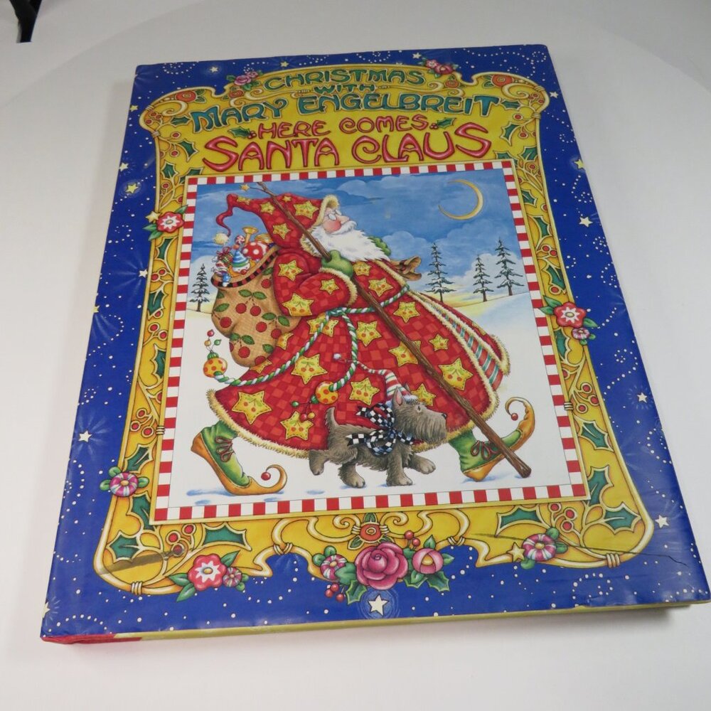 Mary Engelbreit HERE COMES SANTA hardback Christmas Decor Book